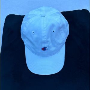 White Champion Hat